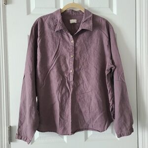 J.jill Linen Popover